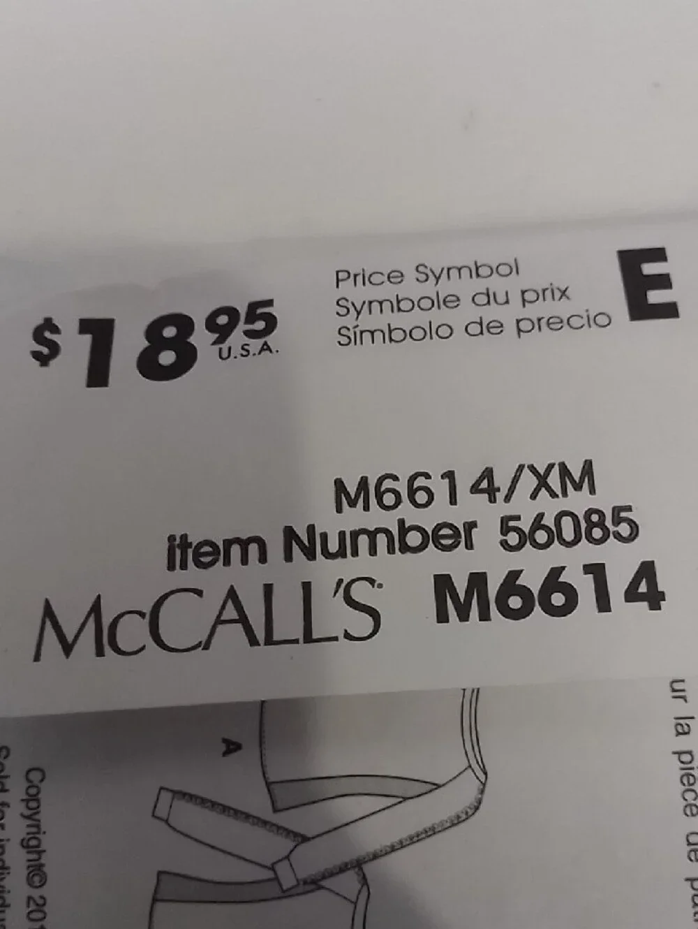 McCALL'S Uncut Unisex Hoodie /Sweatshirt Sewing Pattern, Sz Small - Med. - Large